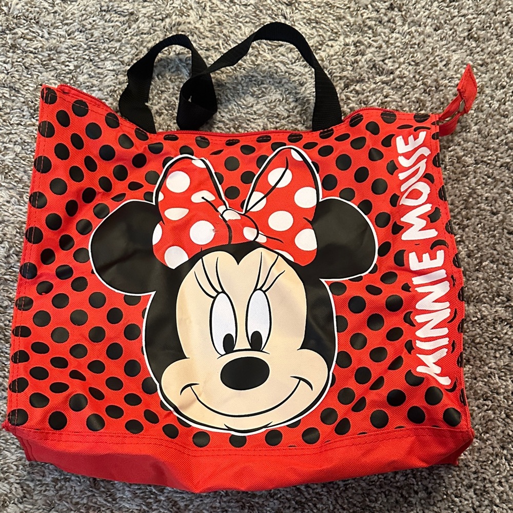 Disney Minnie Mouse Red and Black Polka Dot Bag